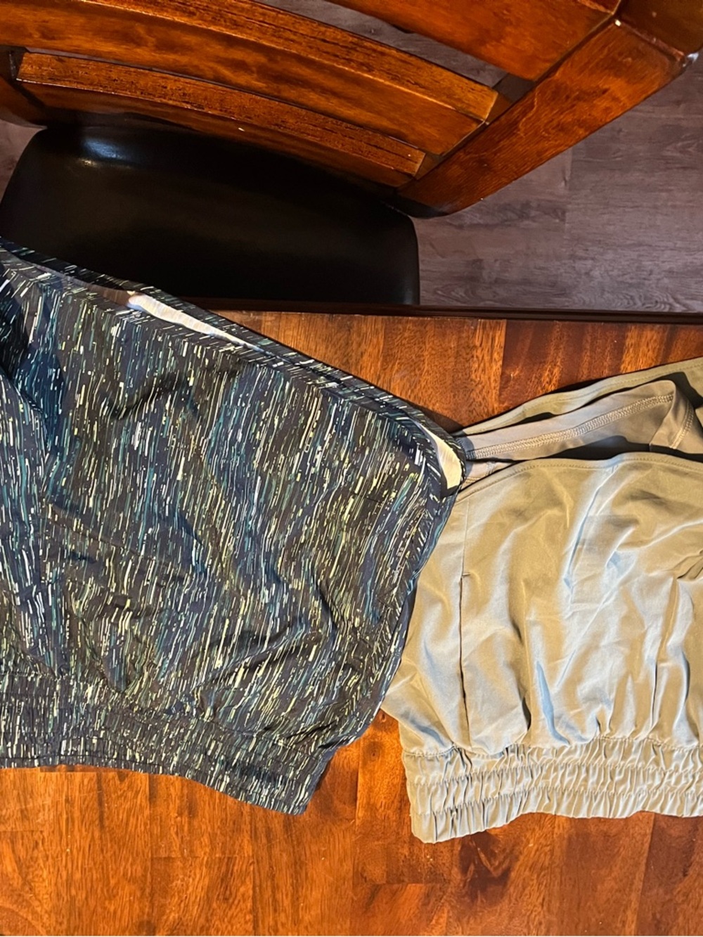 Aritzia Athletic Shorts Set in Dark Gray and Charcoal